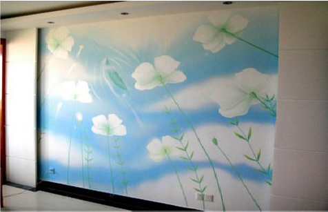 泉州画墙绘怎么画好白云的蓬松感？