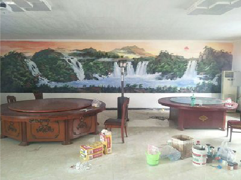 泉州墙绘-写实风景