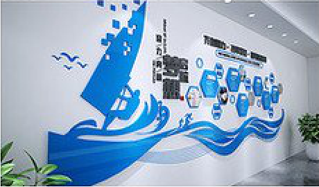 泉州海浪主题文化墙如何设计？