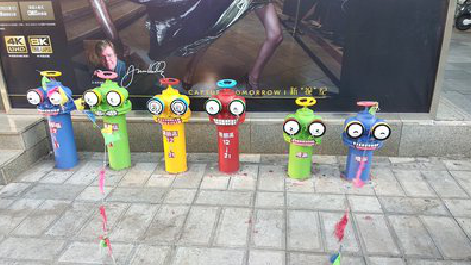 泉州商业区彩绘