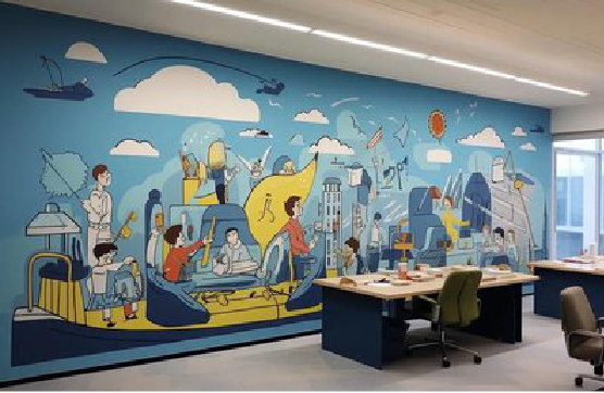 泉州办公室墙绘的特点。