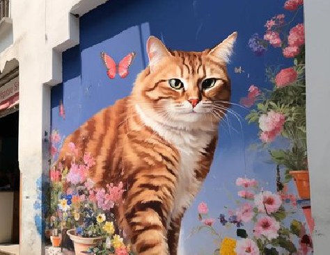 泉州自己绘制有个性的手绘墙