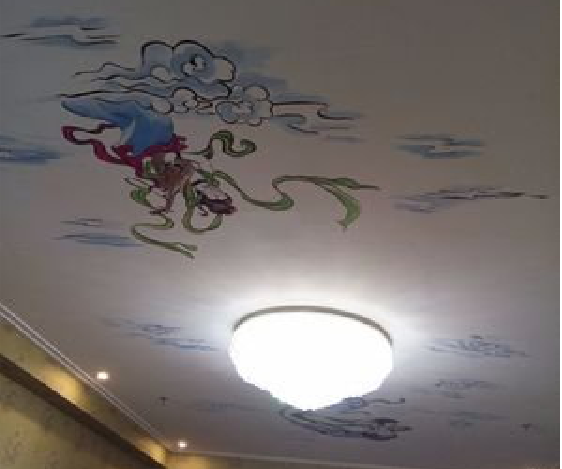 泉州如何快速绘制天花板上的手绘墙？