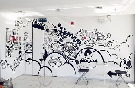 泉州手绘墙并非传统涂鸦。