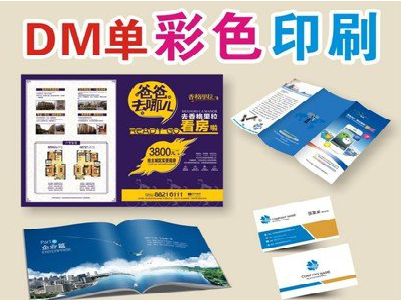 泉州单页印刷，色彩搭配简单。
